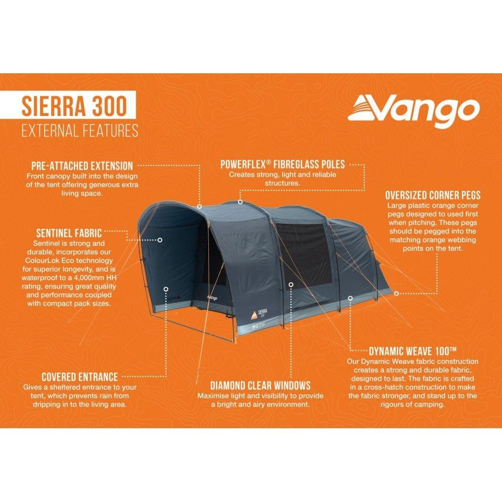 Sierra 300 Poled Tent - Blue - Image 6