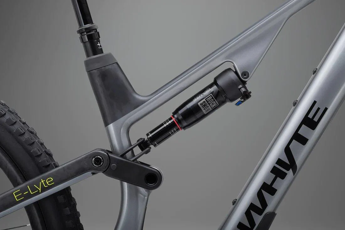 E-Lyte 150 RSX Trail/Enduro Electric Mountain Bike - Silver - Image 10