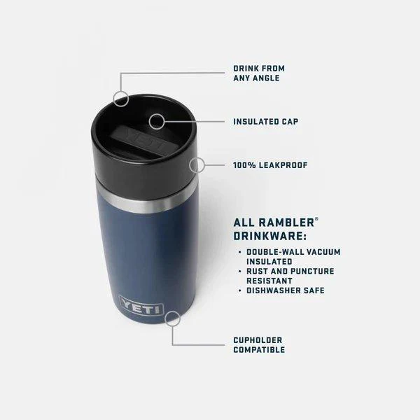 Rambler 12oz Travel Bottle - Black - Image 5